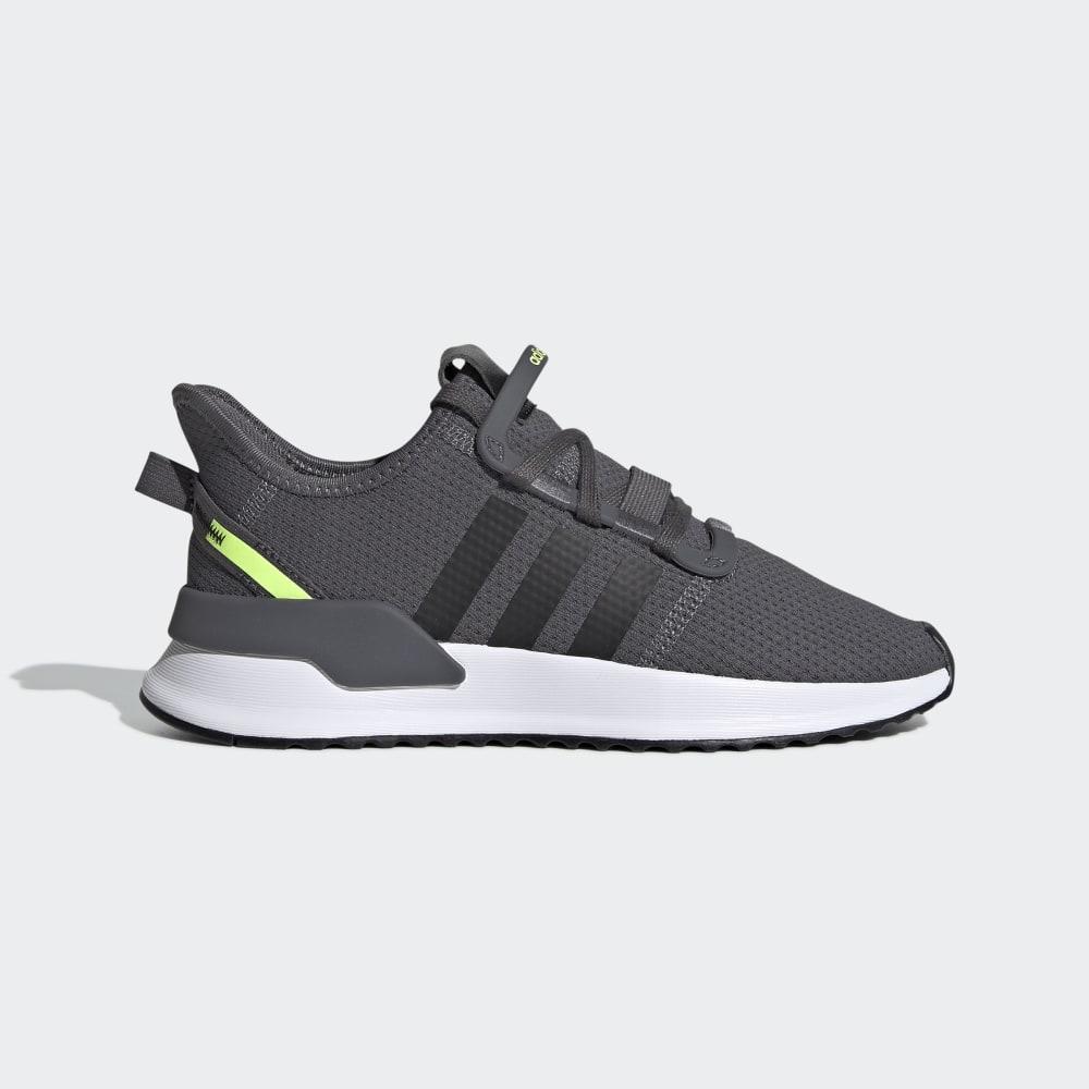 Adidas Boys' U_Path Run Originals Shoes Grey/Black/Yellow Ireland EE7434